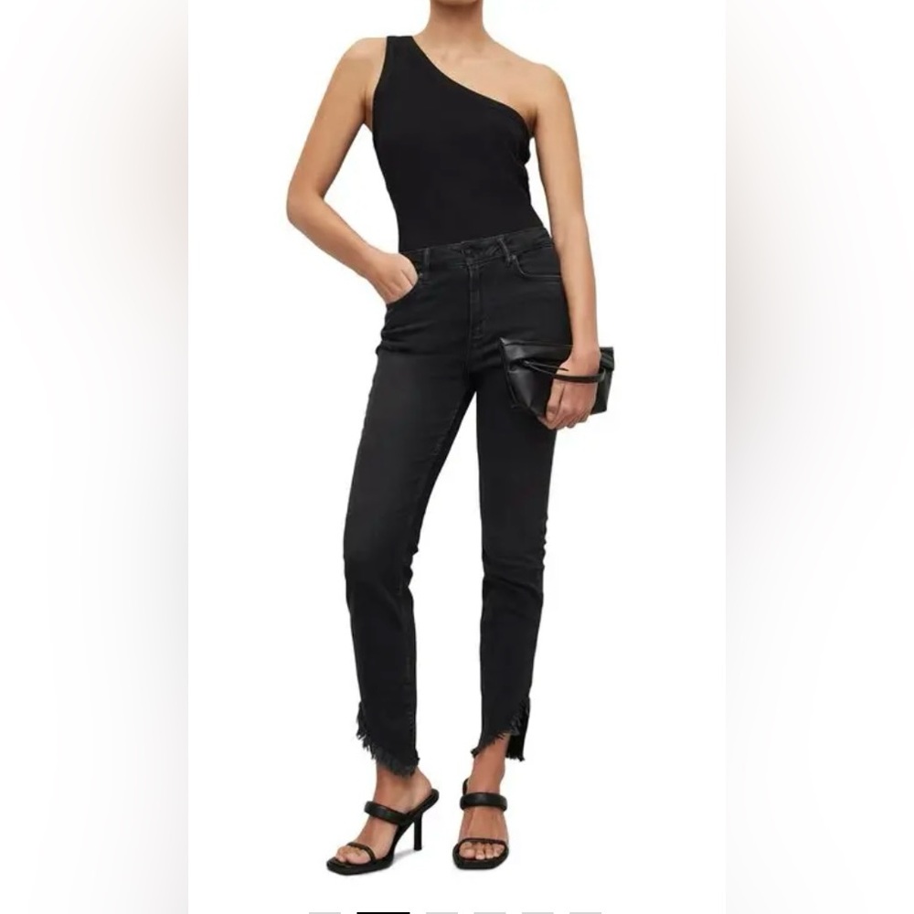 All Saints Dax Asym Hem Jeans        NWT